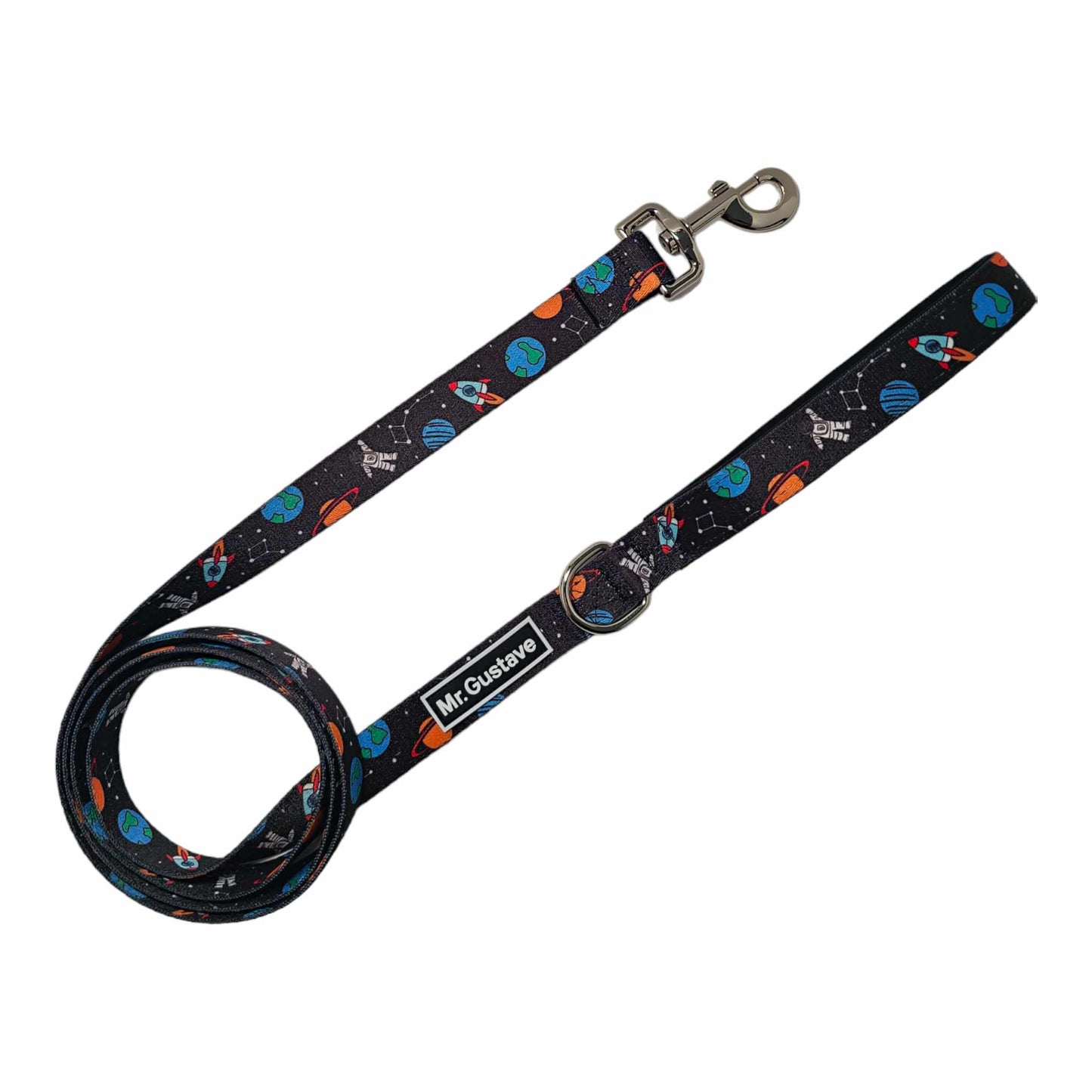 Apollo 11 Dog Collar and Leash Set